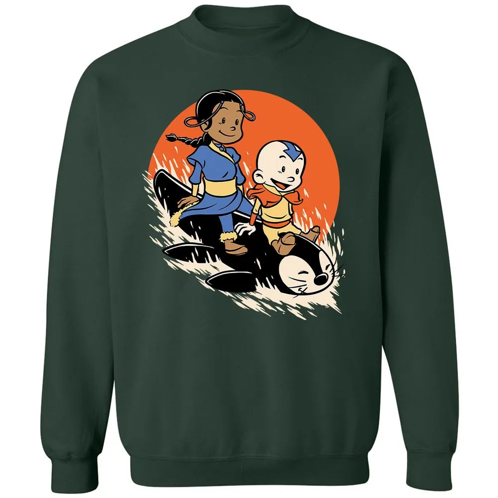 Classic Unisex Sweatshirt - P32EL6J3 - Forest Green - 4