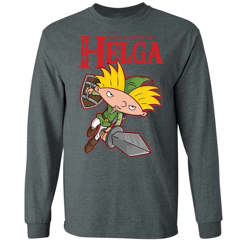 Long Sleeve T-Shirt - 8K37JQFM - Dark Heather - 15