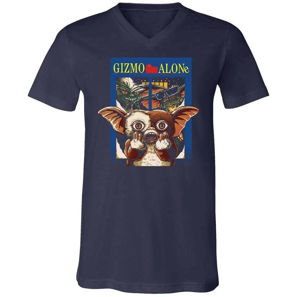 Unisex V-Neck T-Shirt - YUPVCW1G - Navy - 2