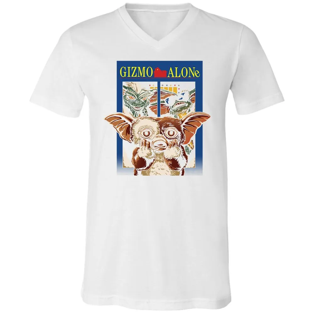 Unisex V-Neck T-Shirt - YUPVCW1G - White - 5