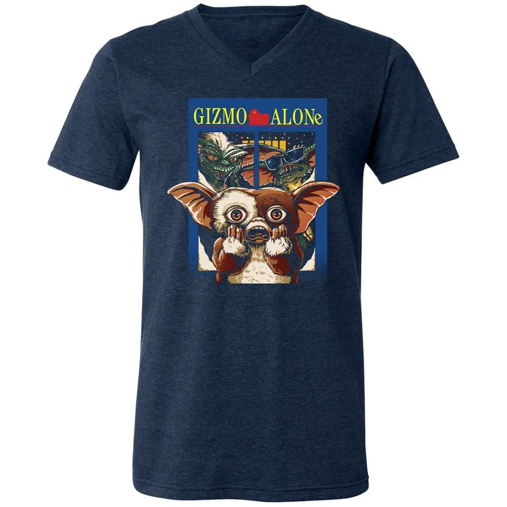 Unisex V-Neck T-Shirt - YUPVCW1G - Heather Navy - 15