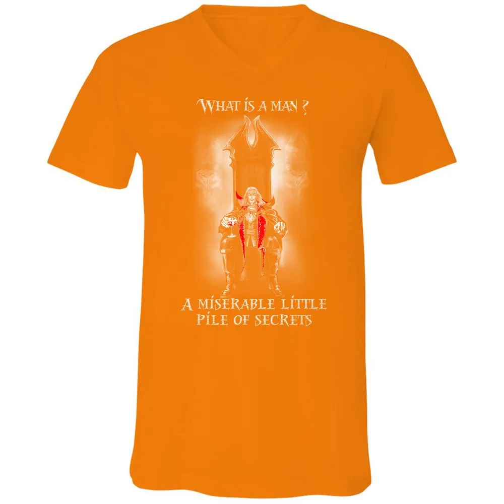 Unisex V-Neck T-Shirt - V26AQM6W - Orange - 11