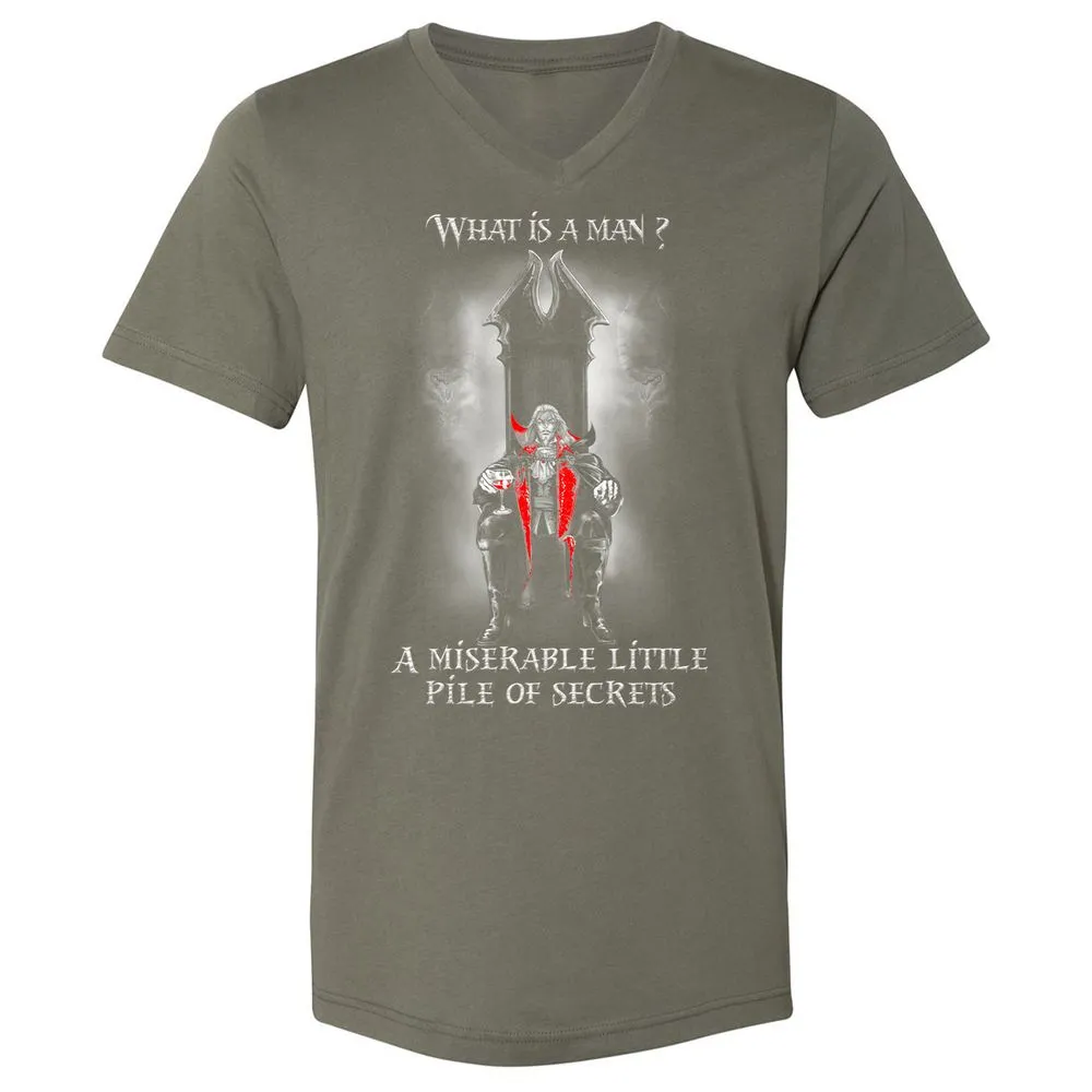 Unisex V-Neck T-Shirt - V26AQM6W - Military Green - 10