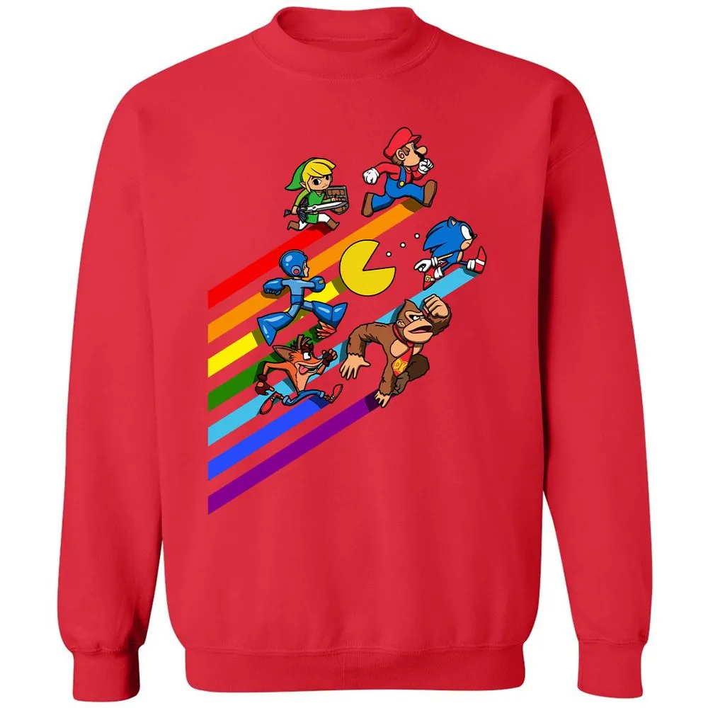 Classic Unisex Sweatshirt - DVQV9SRG - Red - 5
