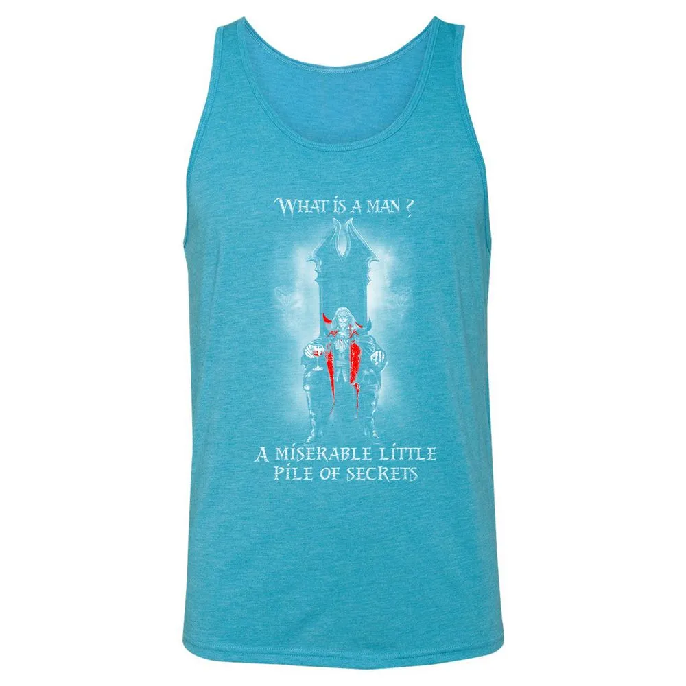 Unisex Jersey Tank - CJZQLMS3 - Aqua Triblend - 3
