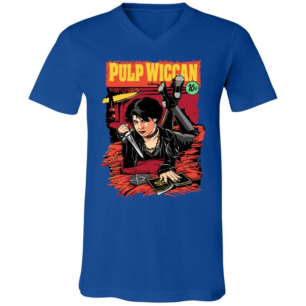 Unisex V-Neck T-Shirt - VD9F4Y1Z - True Royal - 4