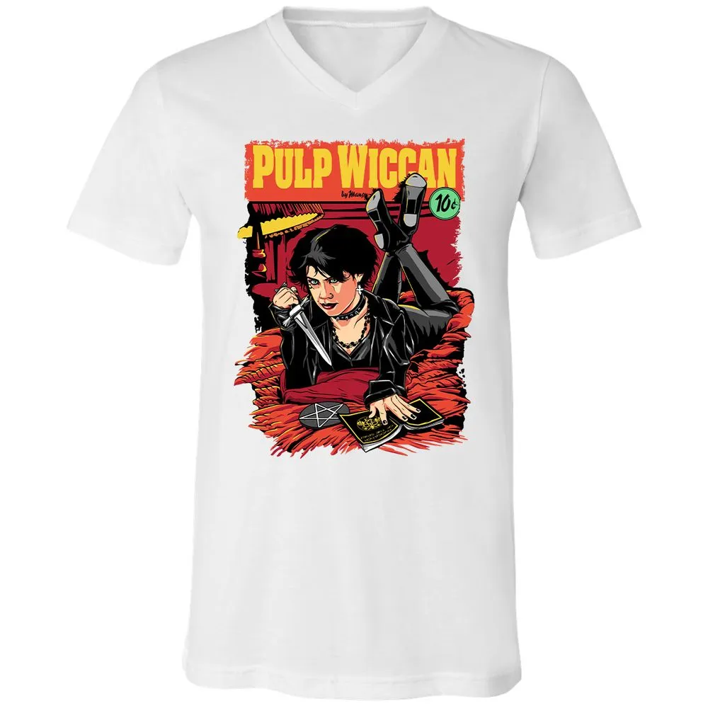 Unisex V-Neck T-Shirt - VD9F4Y1Z - White - 5