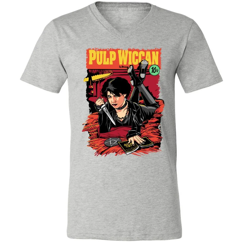 Unisex V-Neck T-Shirt - VD9F4Y1Z - Athletic Heather - 7