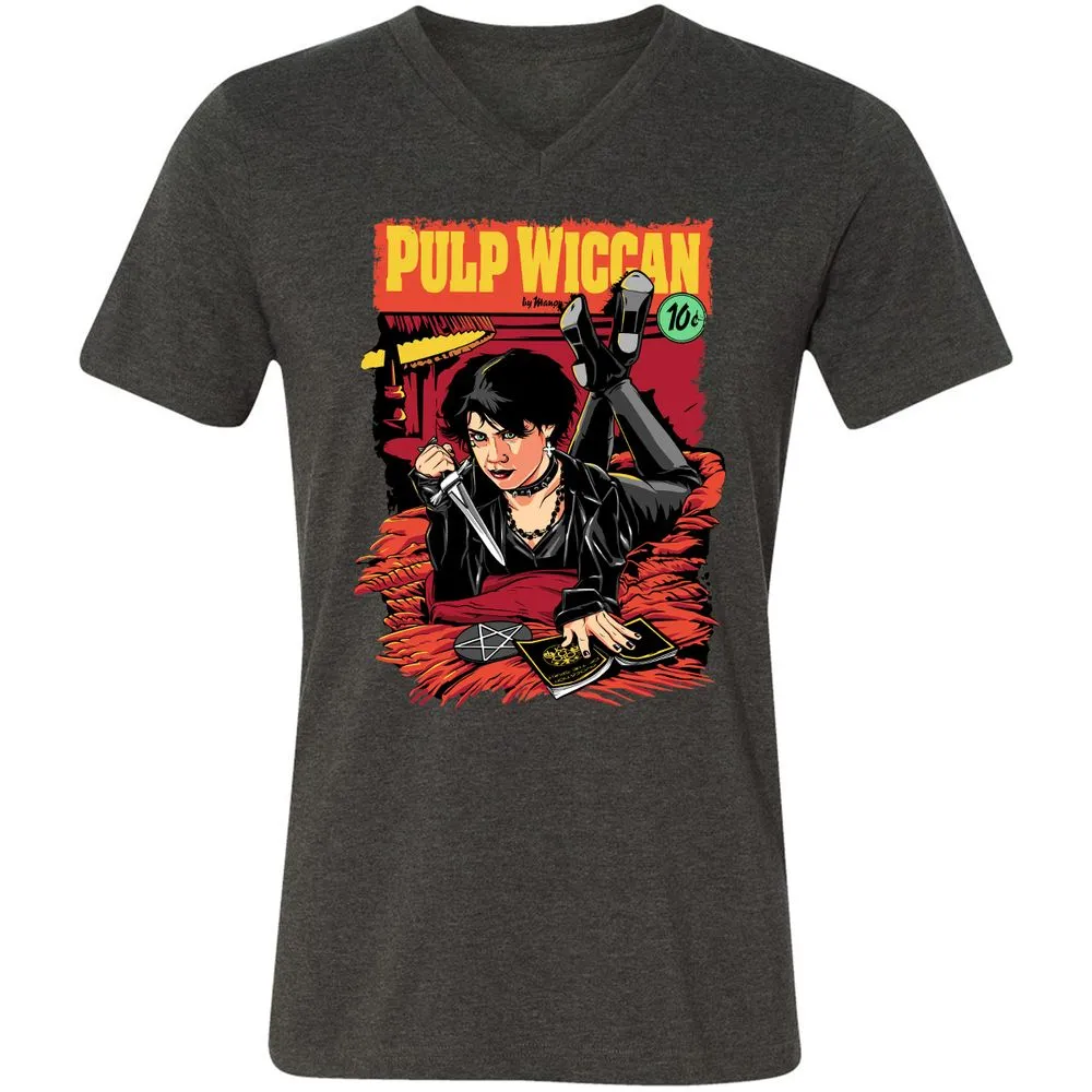 Unisex V-Neck T-Shirt - VD9F4Y1Z - Dark Grey Heather - 8