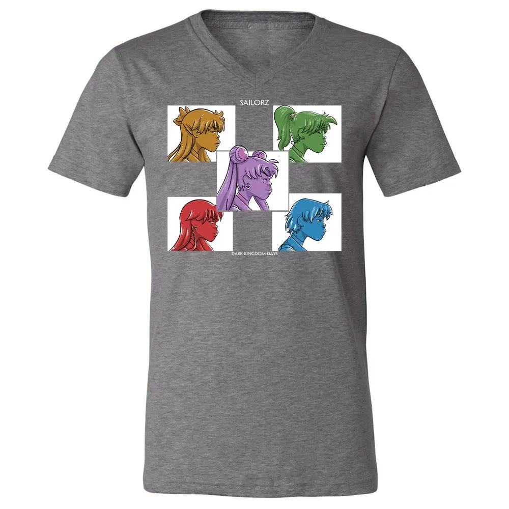 Unisex V-Neck T-Shirt - DGHSEP47 - Deep Heather - 13