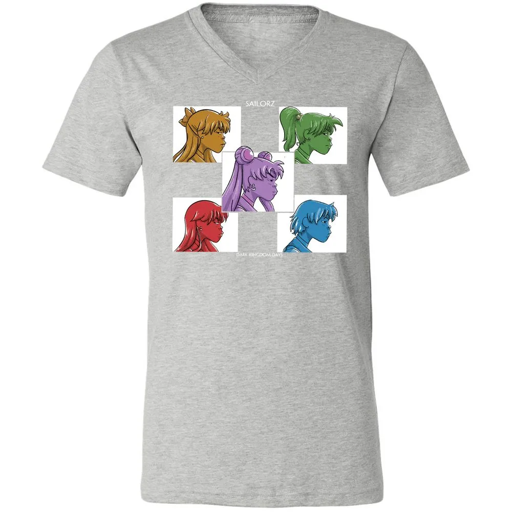 Unisex V-Neck T-Shirt - DGHSEP47 - Athletic Heather - 7