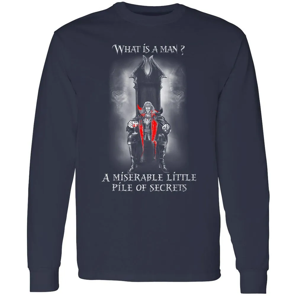 Long Sleeve T-Shirt - 41H9CD9K - Navy - 2