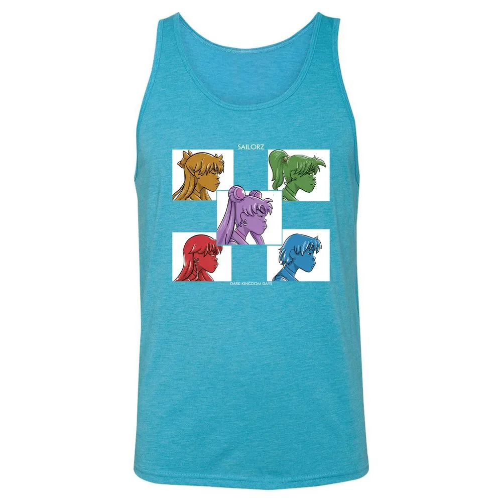 Unisex Jersey Tank - 6D4U5S9H - Aqua Triblend - 3