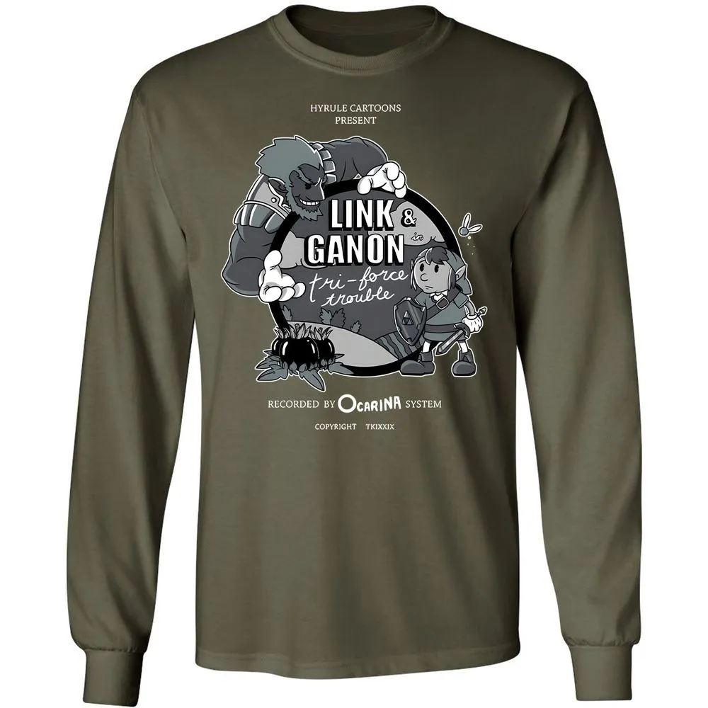 Long Sleeve T-Shirt - FDL9J2FV - Military Green - 16