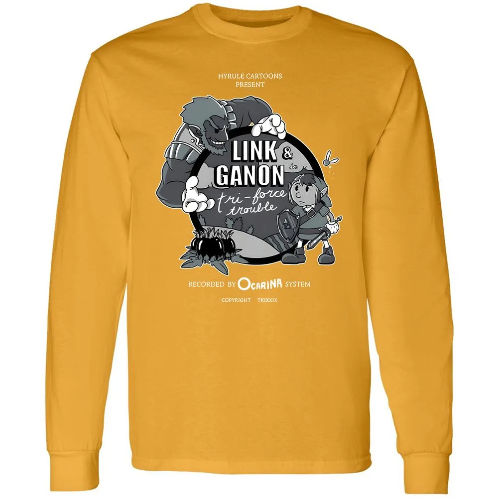 Long Sleeve T-Shirt - FDL9J2FV - Gold - 9