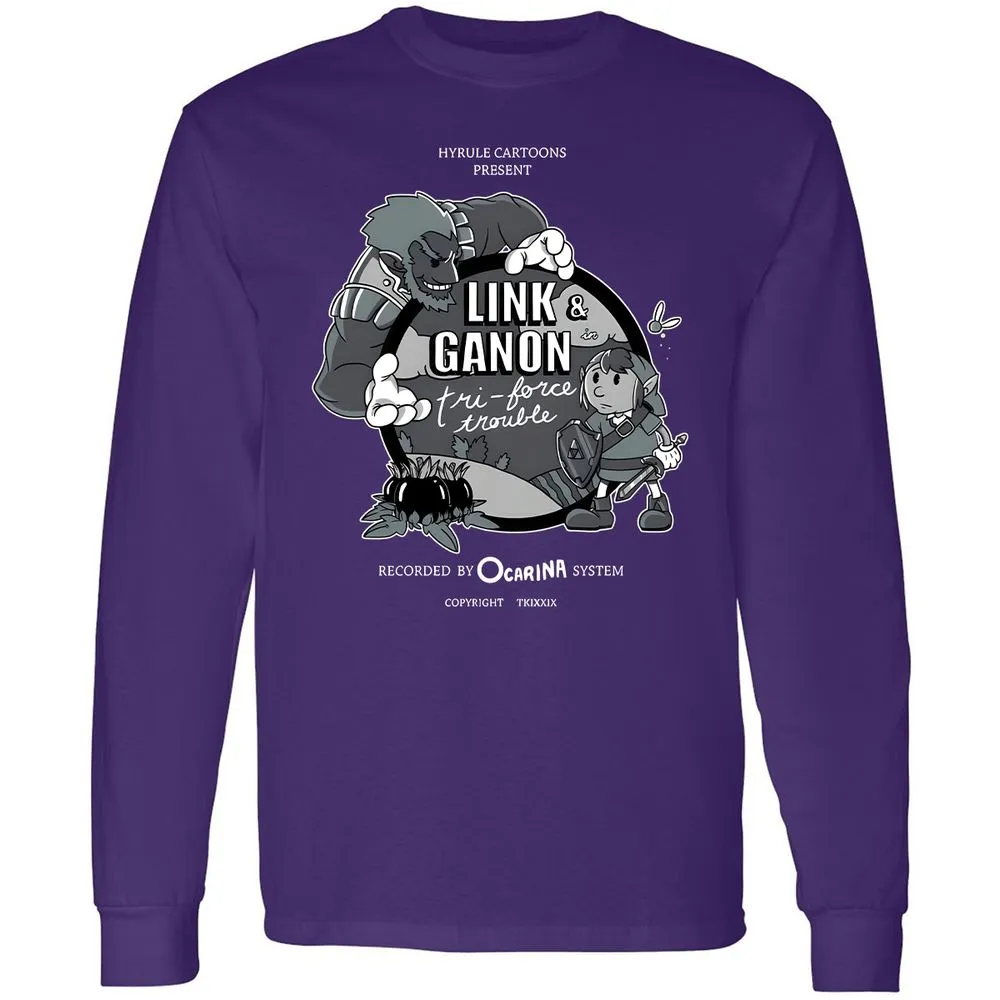 Long Sleeve T-Shirt - FDL9J2FV - Purple - 13