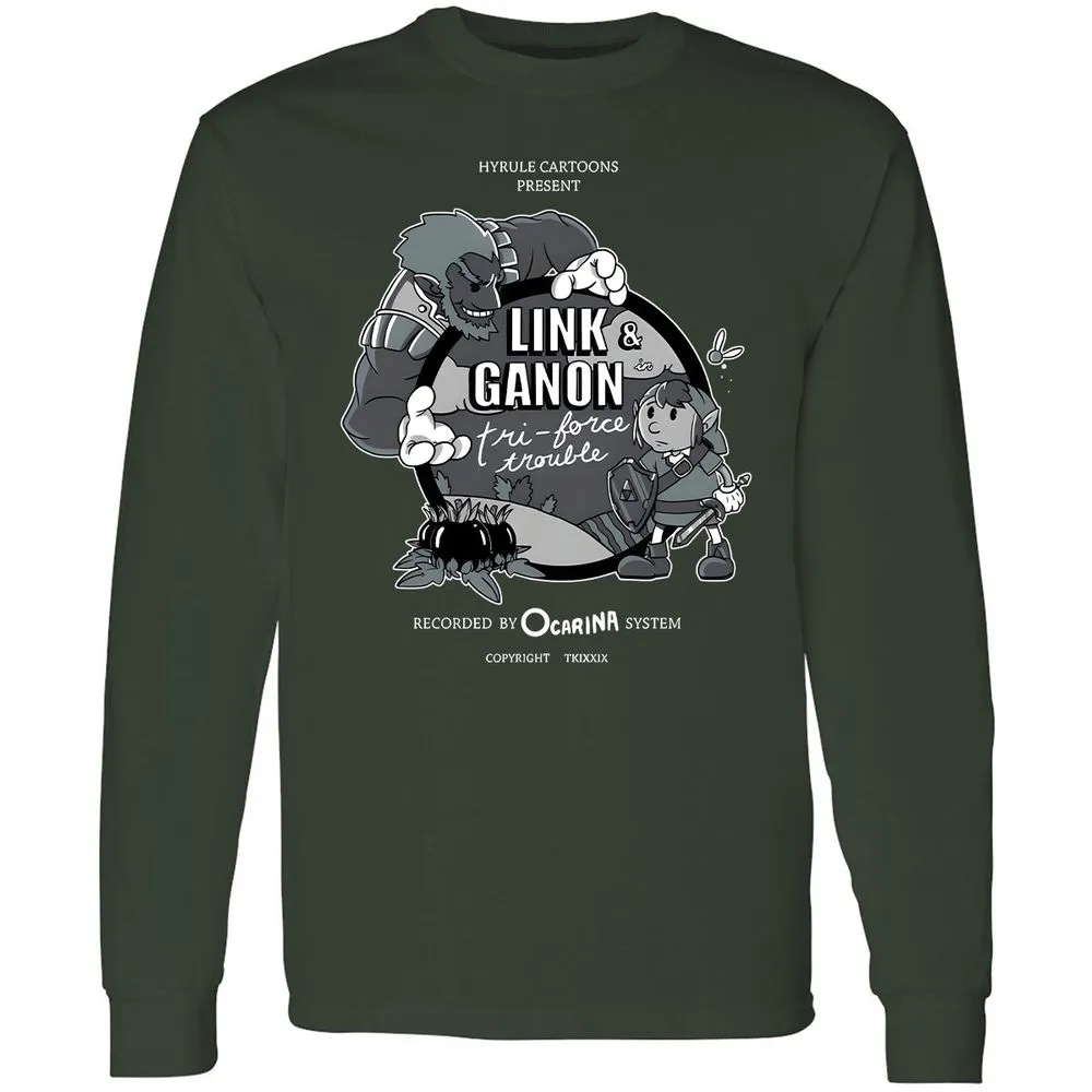 Long Sleeve T-Shirt - FDL9J2FV - Forest Green - 4