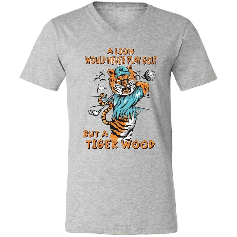 Unisex V-Neck T-Shirt - S5CBJBKR - Athletic Heather - 7