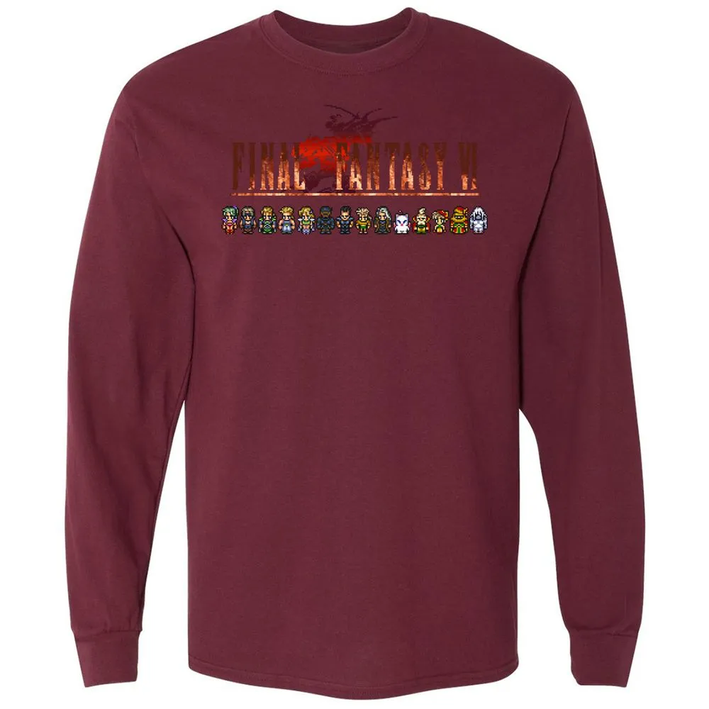 Long Sleeve T-Shirt - 3WXEX1LU - Maroon - 11