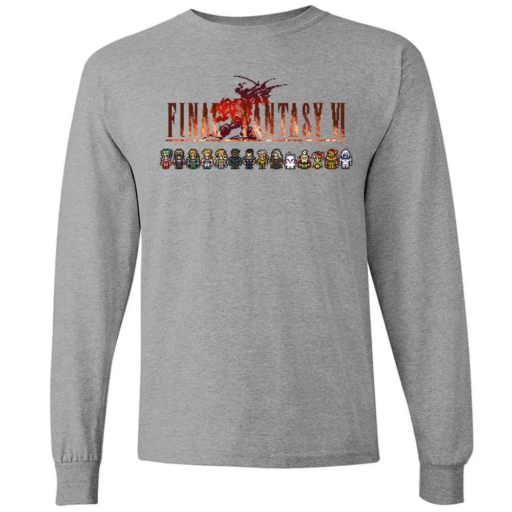 Long Sleeve T-Shirt - 3WXEX1LU - Graphite Heather - 6