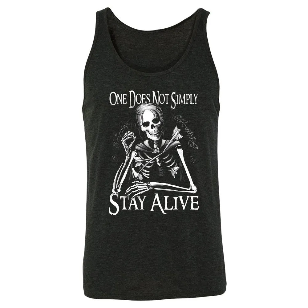 Unisex Jersey Tank - 738KFC7J - Charcoal Black Triblend - 5