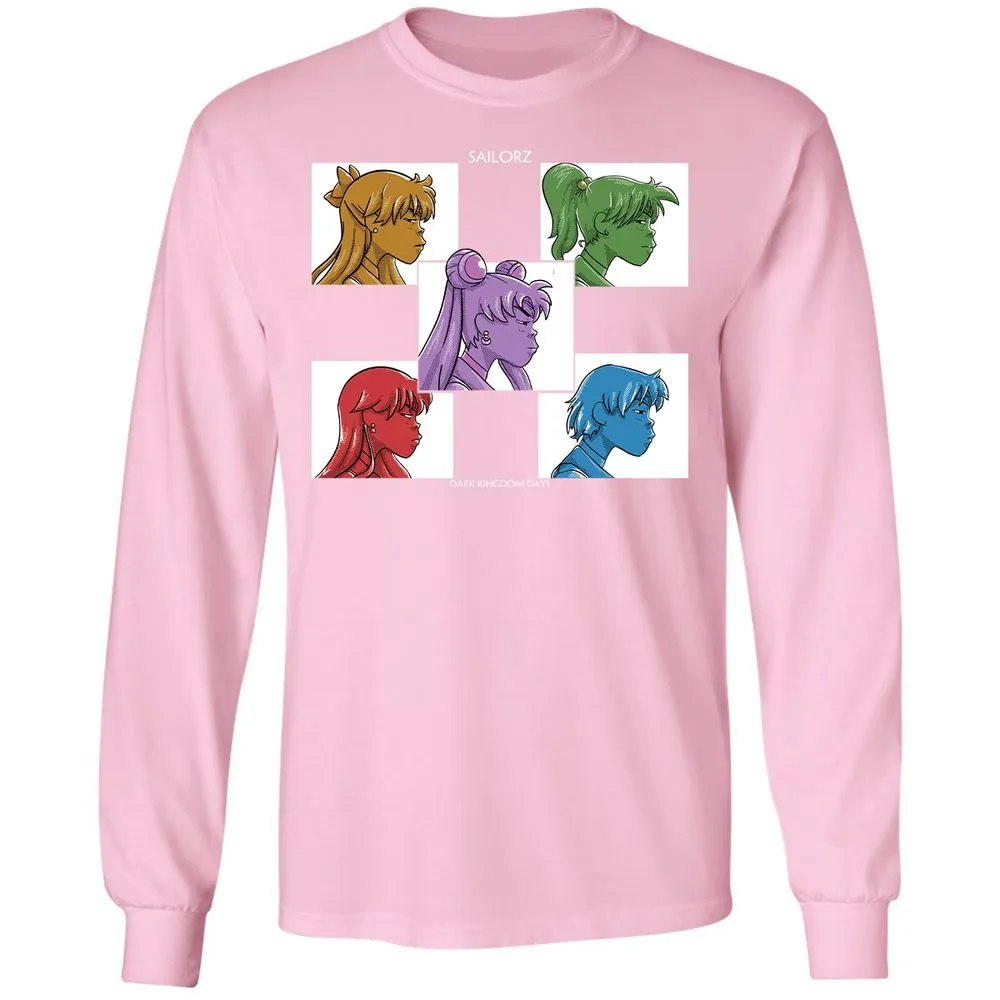 Long Sleeve T-Shirt - VXZZD6P4 - Light Pink - 3