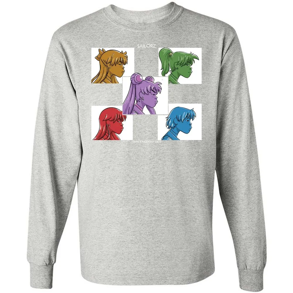 Long Sleeve T-Shirt - VXZZD6P4 - Ash - 7