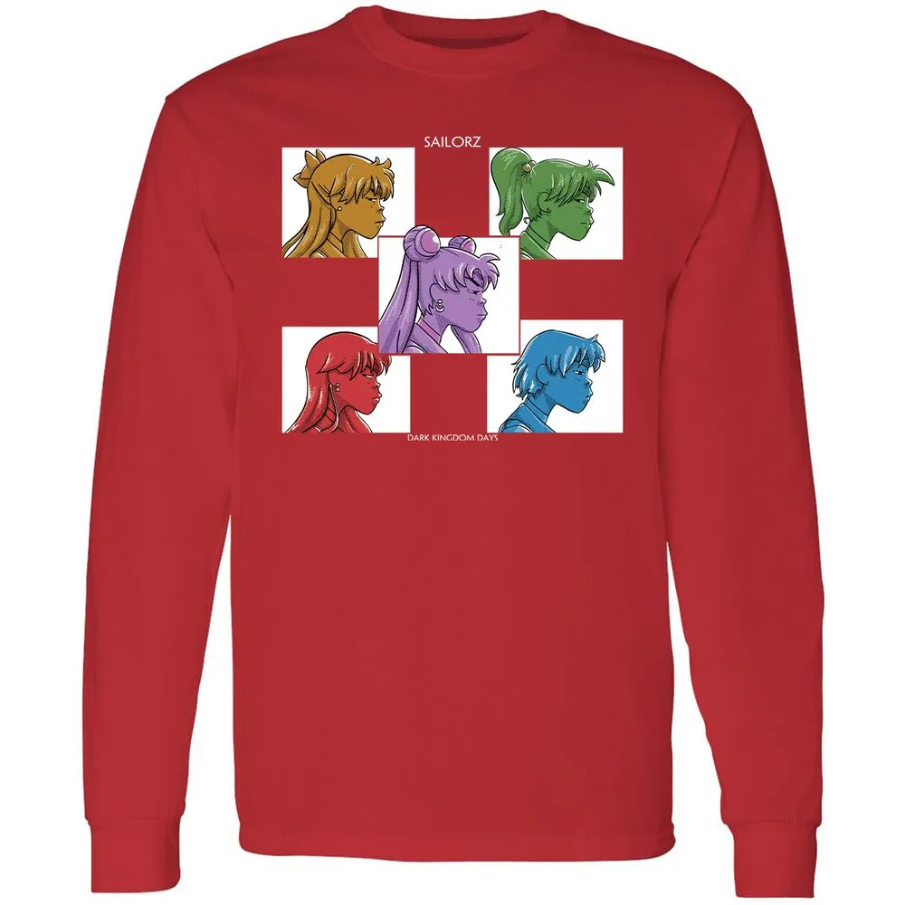 Long Sleeve T-Shirt - VXZZD6P4 - Red - 14