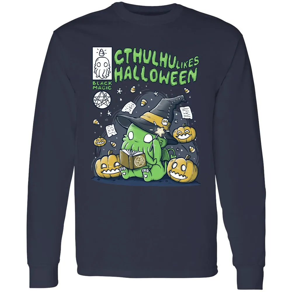 Long Sleeve T-Shirt - 4XXF1Q7N - Navy - 2