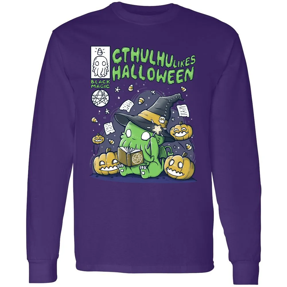 Long Sleeve T-Shirt - 4XXF1Q7N - Purple - 13
