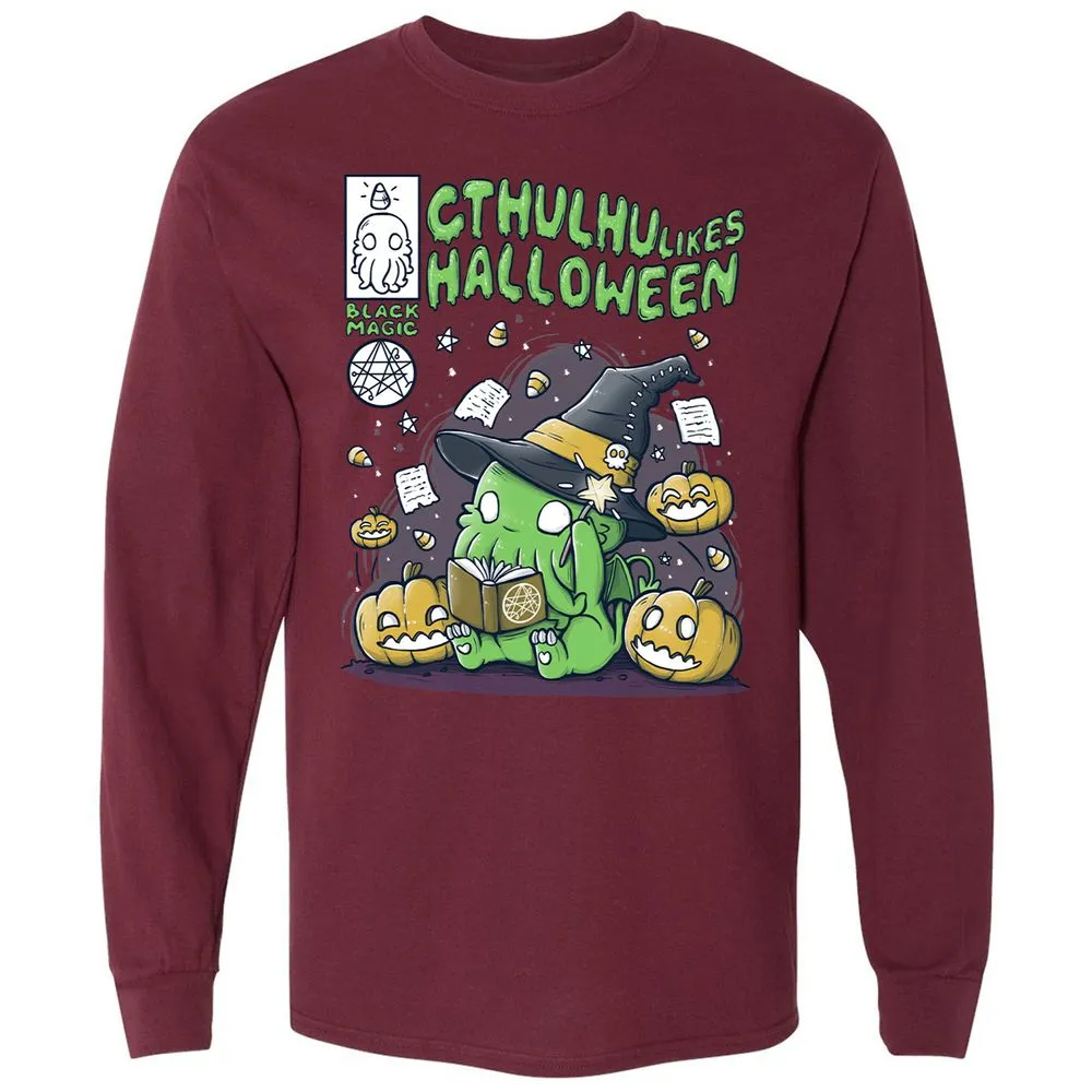 Long Sleeve T-Shirt - 4XXF1Q7N - Maroon - 11