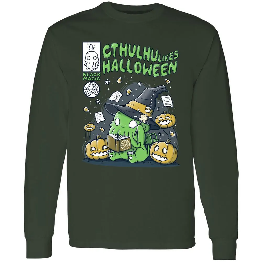Long Sleeve T-Shirt - 4XXF1Q7N - Forest Green - 4