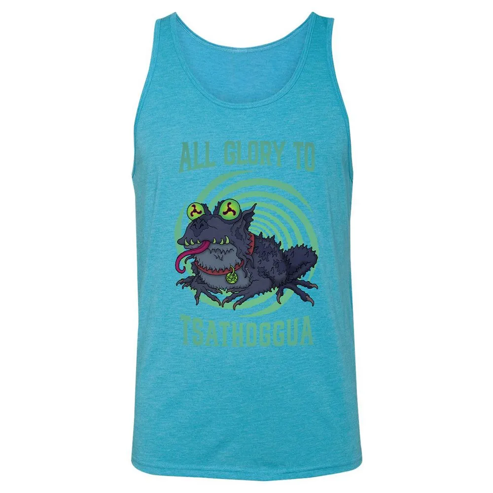 Unisex Jersey Tank - HM56DXMK - Aqua Triblend - 3
