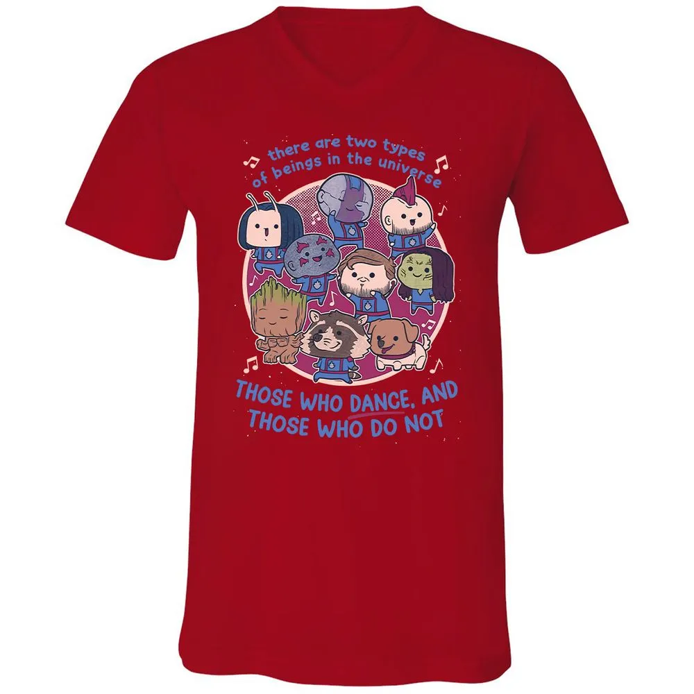 Unisex V-Neck T-Shirt - AXH7DPYF - Red - 3