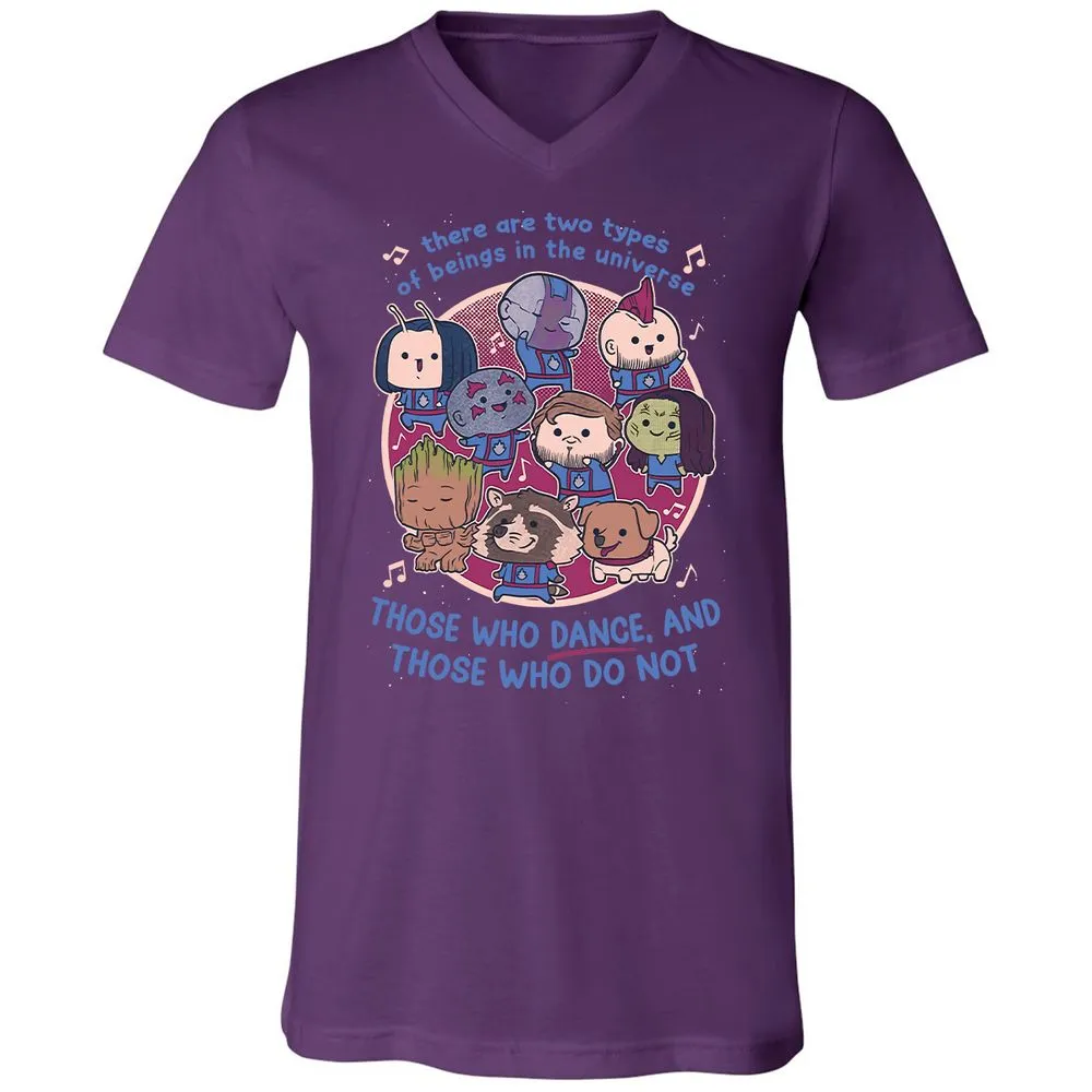 Unisex V-Neck T-Shirt - AXH7DPYF - Team Purple - 9