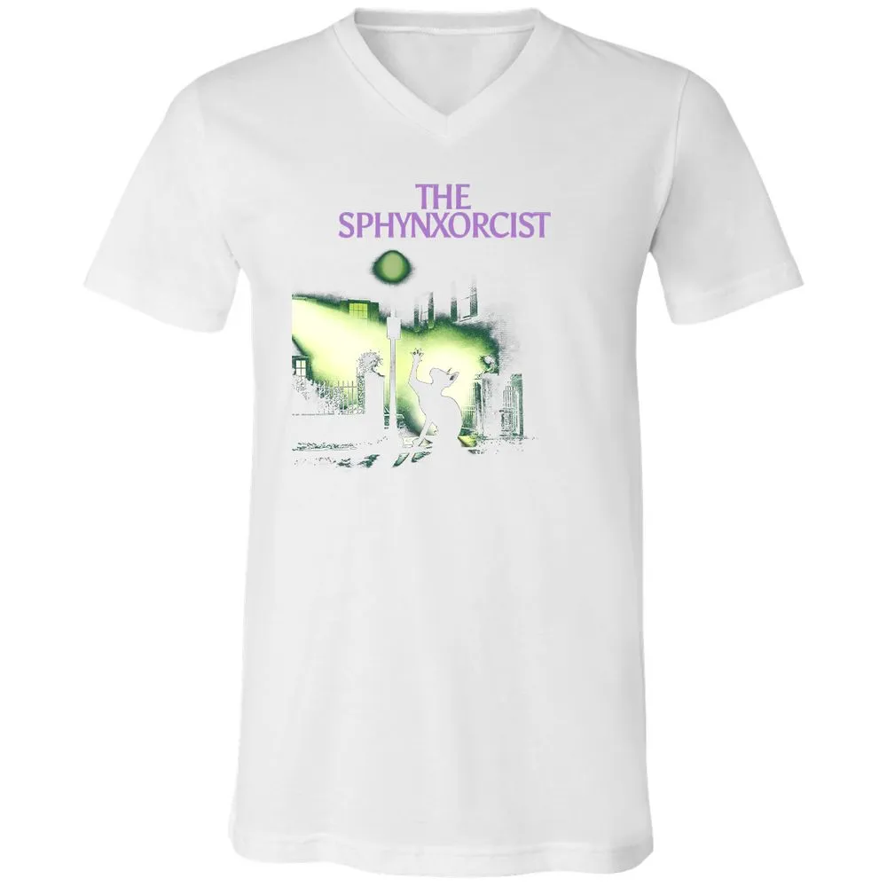 Unisex V-Neck T-Shirt - 2FPCY5K7 - White - 5
