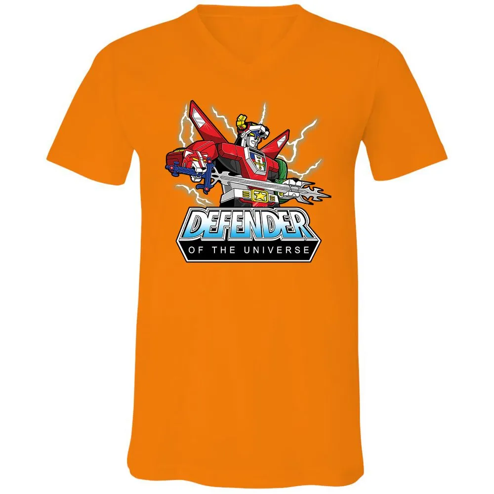 Unisex V-Neck T-Shirt - 2M9Z5RTC - Orange - 11