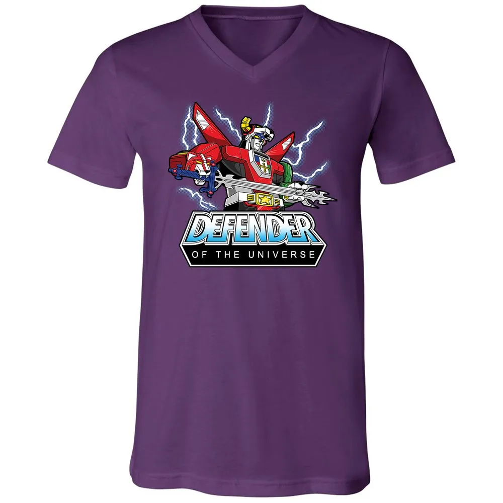 Unisex V-Neck T-Shirt - 2M9Z5RTC - Team Purple - 9