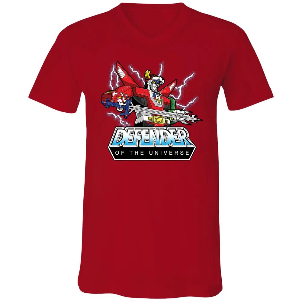 Unisex V-Neck T-Shirt - 2M9Z5RTC - Red - 3