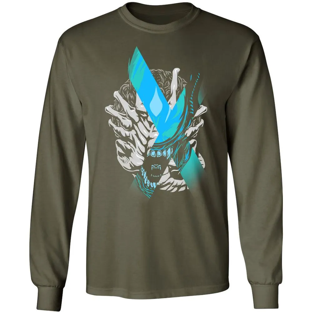 Long Sleeve T-Shirt - RWNE9YWE - Military Green - 16