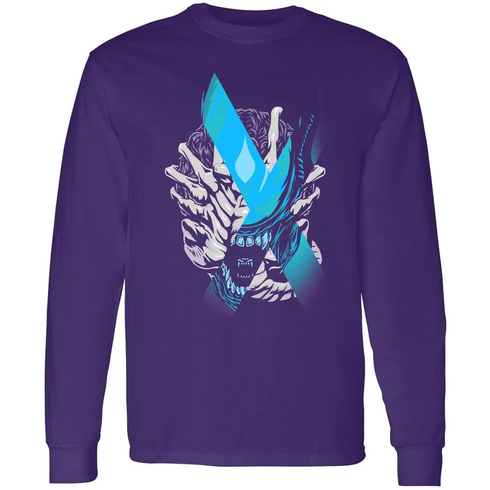 Long Sleeve T-Shirt - RWNE9YWE - Purple - 13