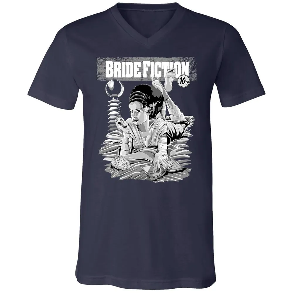 Unisex V-Neck T-Shirt - 733FYL3C - Navy - 2