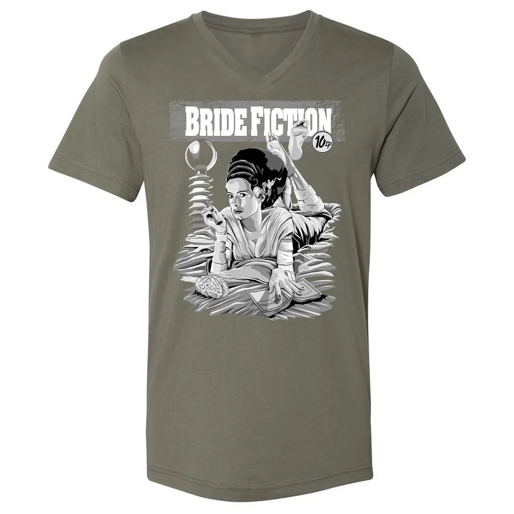 Unisex V-Neck T-Shirt - 733FYL3C - Military Green - 10