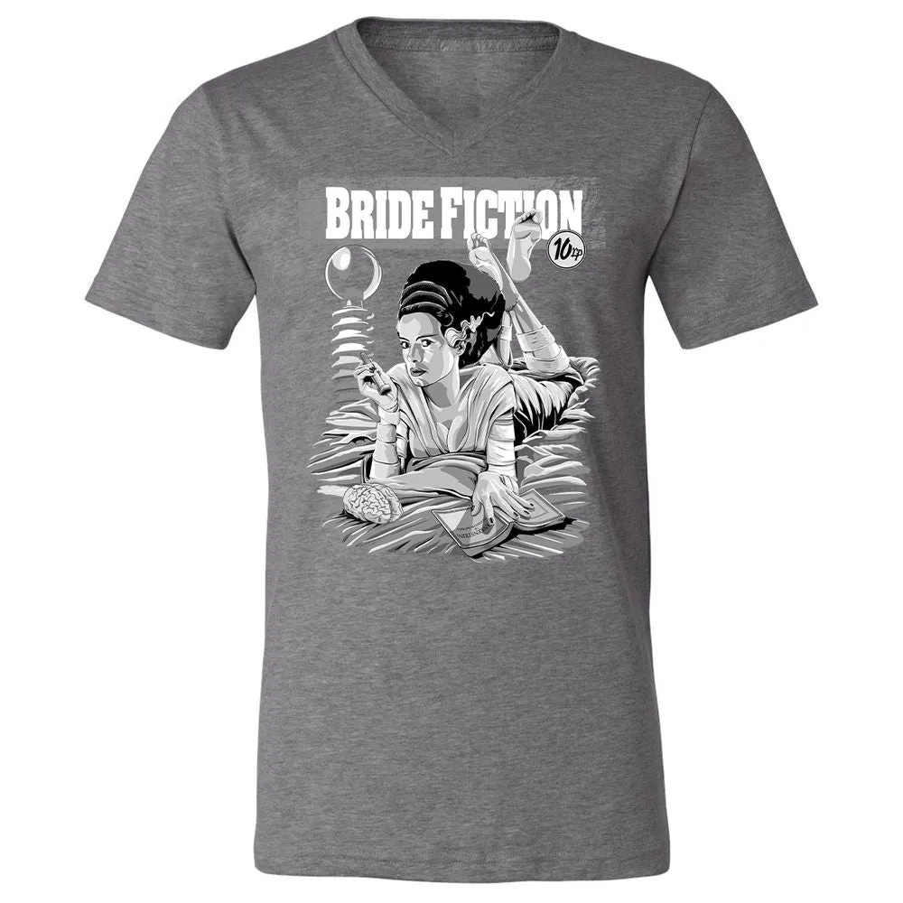 Unisex V-Neck T-Shirt - 733FYL3C - Deep Heather - 13