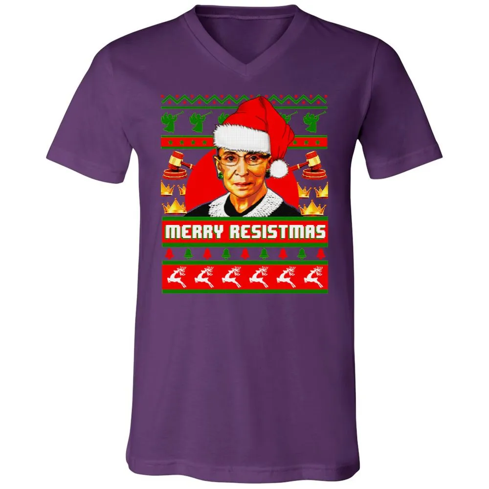 Unisex V-Neck T-Shirt - YK7P8ZFS - Team Purple - 9