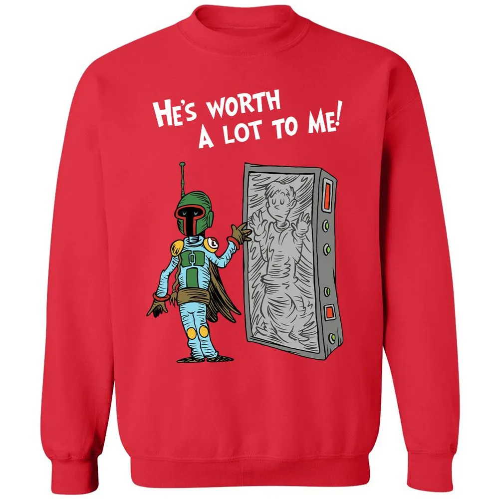 Classic Unisex Sweatshirt - VPWXZNZQ - Red - 5