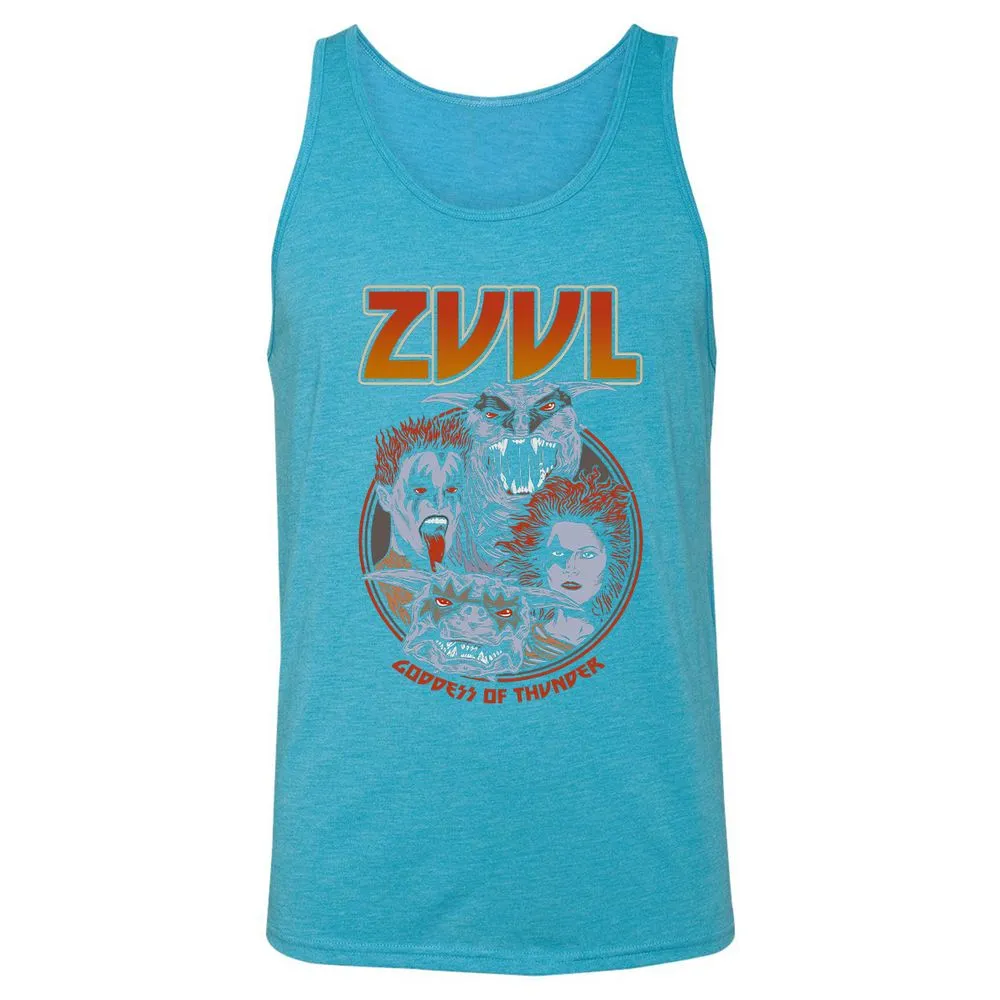 Unisex Jersey Tank - YPFSRSAK - Aqua Triblend - 3