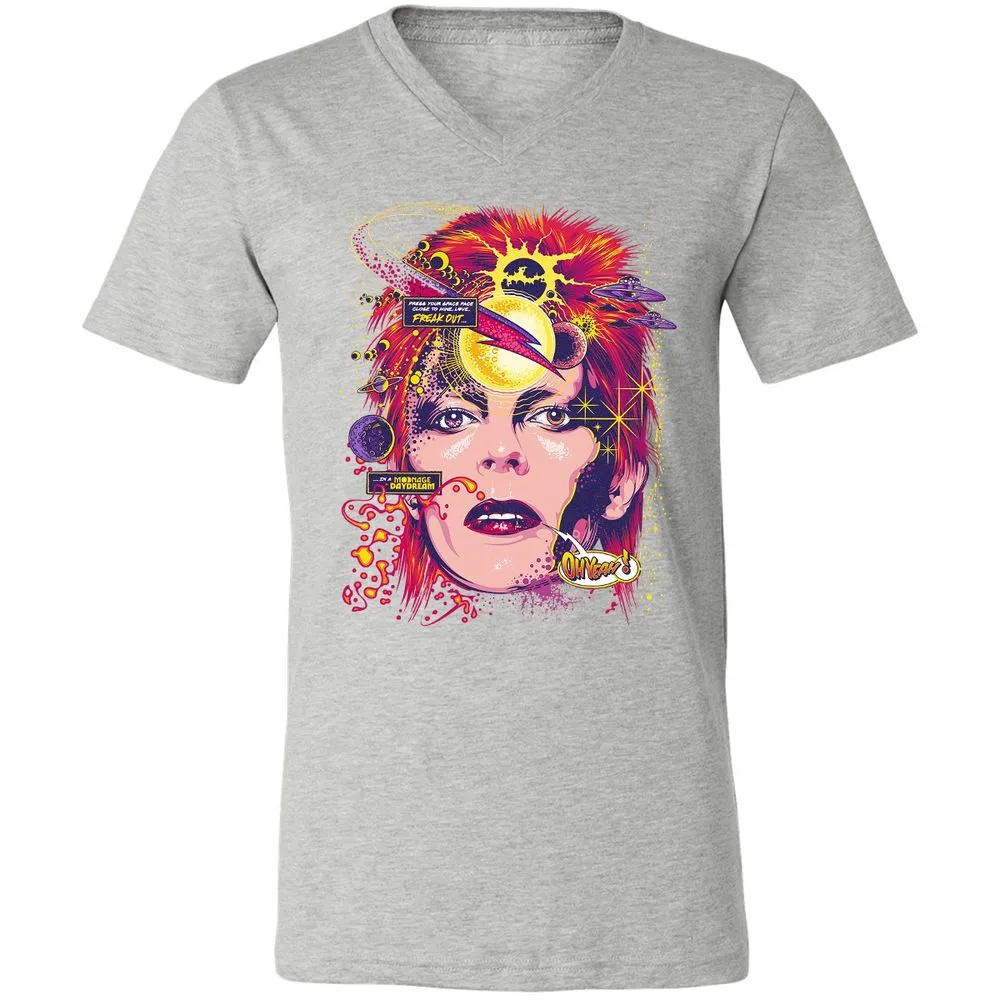 Unisex V-Neck T-Shirt - GLHNL2MK - Athletic Heather - 7