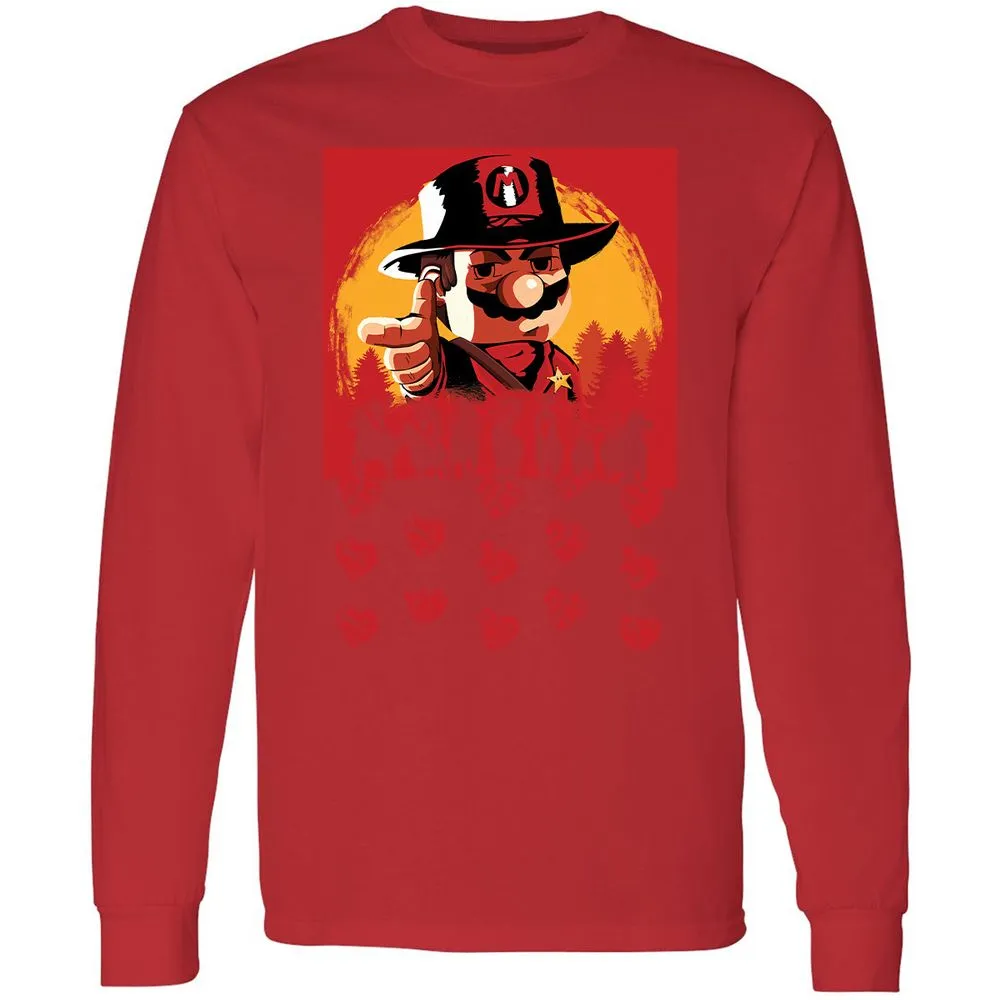 Long Sleeve T-Shirt - GF49FUM4 - Red - 14