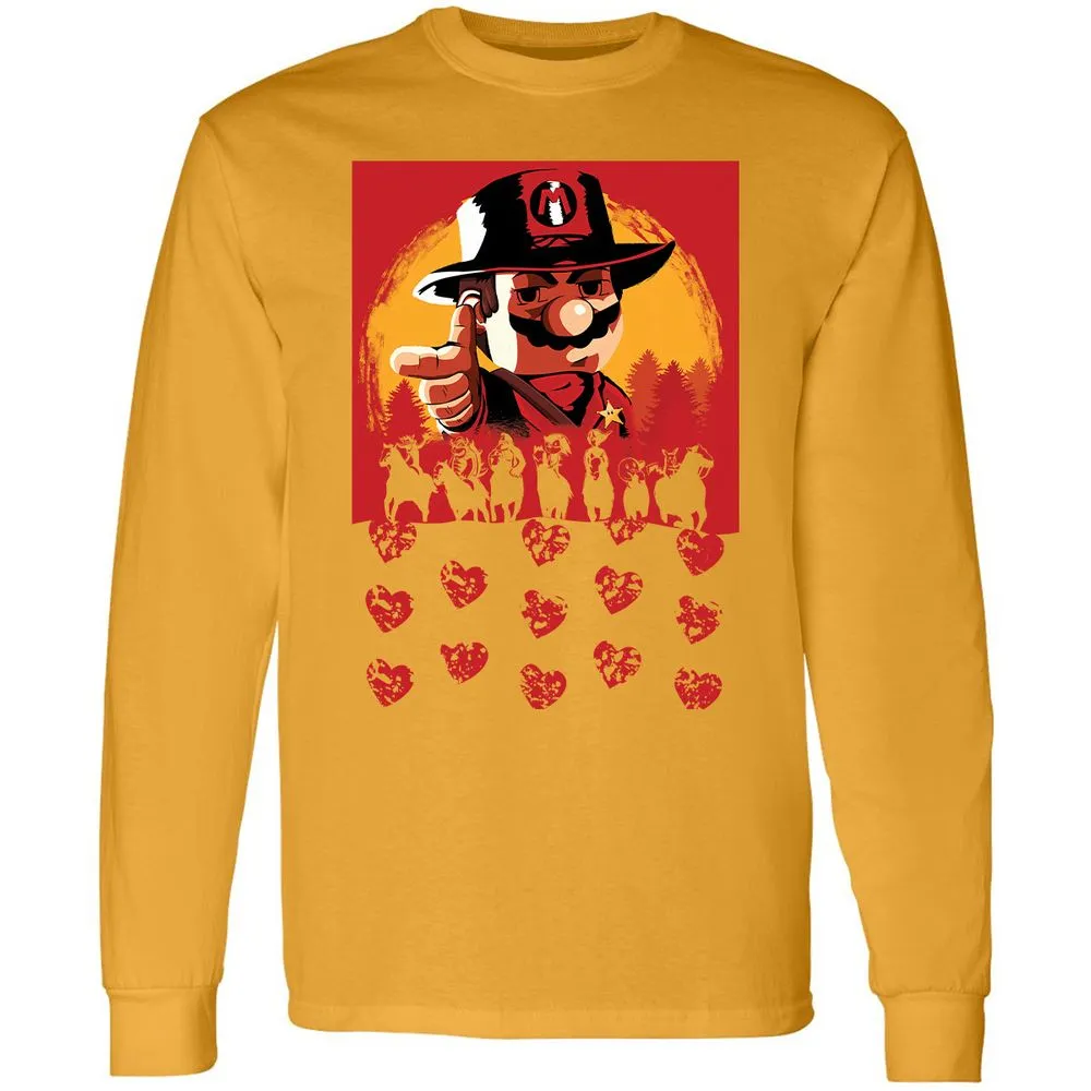 Long Sleeve T-Shirt - GF49FUM4 - Gold - 9
